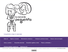 Tablet Screenshot of lamamadepequenita.com